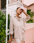 The Quinn Striped Shirt + Shorts Set - Sold Separately