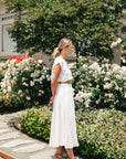 The Santorini Crop Top + Midi Skirt Set- Sold Separately