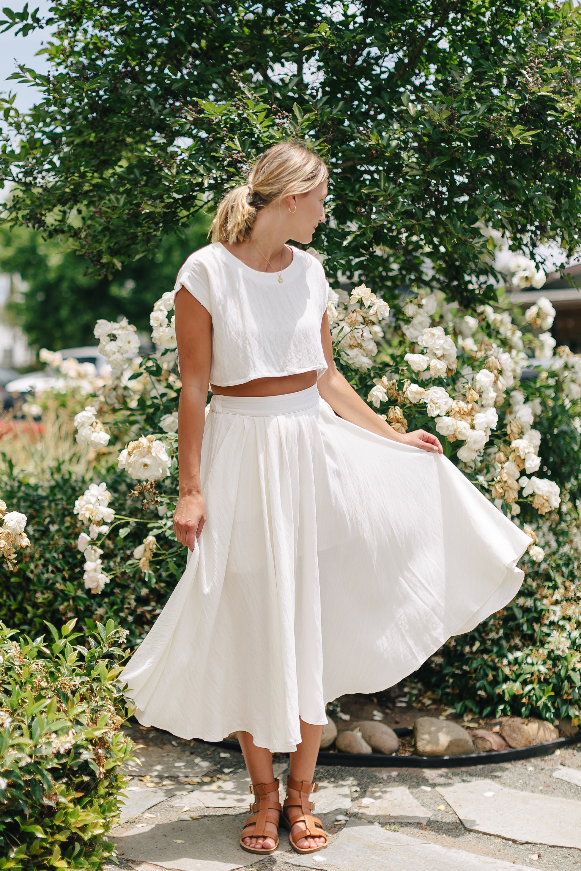 Elegant Midi Skirt Set