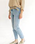 The Vicki High Rise Straight Jeans