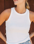The Ariana Basic Fitted Rib Top