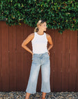 The Taylor Cropped Sailor Jeans by OAT NY