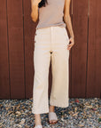 The Taylor Cropped Sailor Jeans by OAT NY