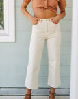 The Siena High Rise Crop Jeans