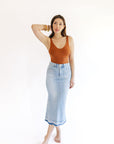 The Cadessa Mermaid Denim Skirt