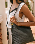The Thalia Vegan Leather Tote Bag