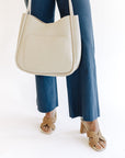 The Mischa Bone Vegan Shoulder Bag