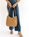 The Mischa Tan Vegan Shoulder Bag