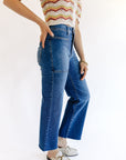 The Colette Utility Wide Leg Jeans