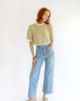 The Pera Striped Crop Top