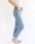 The Vicki High Rise Straight Jeans