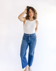 The Colette Utility Wide Leg Jeans