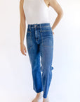 The Colette Utility Wide Leg Jeans