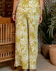 The Kanoah Leaf Top + Pants Set - Sold Separately