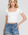 The Kenz Ivory Modal Top