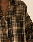 The Kenzie Plaid Flannel Button Up Shirt