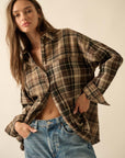 The Kenzie Plaid Flannel Button Up Shirt