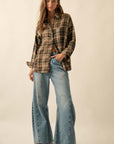 The Kenzie Plaid Flannel Button Up Shirt
