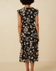 The Keya Floral Smocked Dress