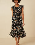The Keya Floral Smocked Dress