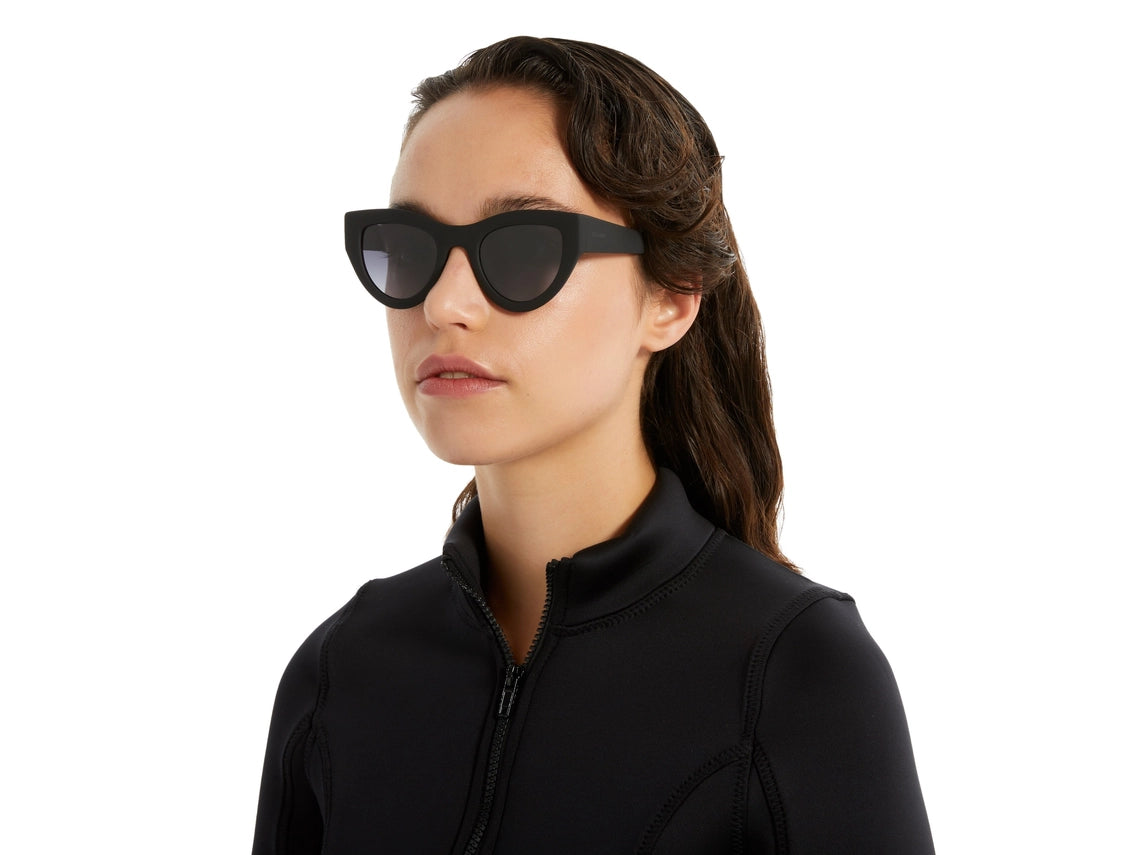 The Kim Black Tortoise Sunglasses by Komono – Thread + Seed display picture 2