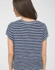The Kloey Navy Stripe Pocket Top