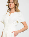 The Kyla Textured Tiered Dress