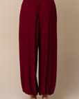 The Dahlia Burgundy Top + Pant Set - Sold Separately