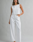 The Leni Denim Top + Pant Set - Sold Separately