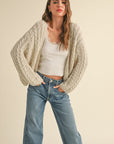 The Leslie Stone Cable Knitted Cardigan