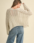 The Leslie Stone Cable Knitted Cardigan