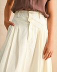 The Leyla Pleated Midi Skirt