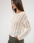 The Liv Crochet Knit Pullover