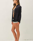 The Logan Black Button Up Shirt