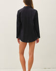 The Logan Black Button Up Shirt