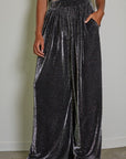 The Luminara Lurex Wide Leg Pants