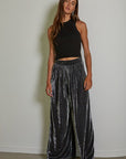 The Luminara Lurex Wide Leg Pants