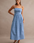 The Isadora Polka Dot Midi Dress
