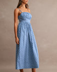 The Isadora Polka Dot Midi Dress