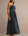 The Isadora Polka Dot Midi Dress