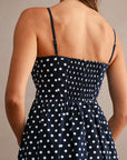The Isadora Polka Dot Midi Dress