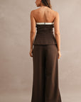 The Rylan Contrast Top + Pant Set - Sold Separately