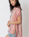 The Macy Glow Striped Top