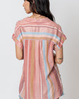 The Macy Glow Striped Top