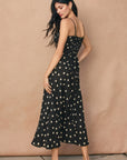 The Maisey Polka Dot Slit Dress