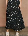 The Maisey Polka Dot Maxi Skirt
