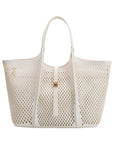 The Malia Laser Cut Tote Bag