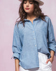The Mallory Linen Button Down Shirt