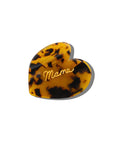 The Hand-Painted Mama Heart Claw Clip