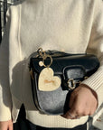 The Hand-Painted Mama Heart Charm + Keychain